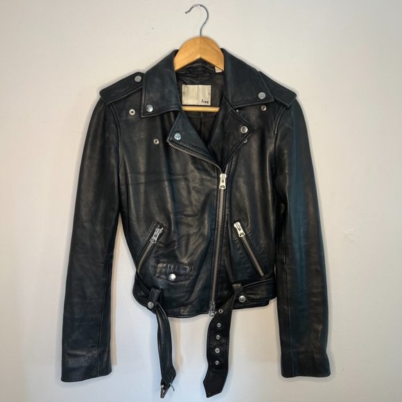 Aritzia Wilfred Free Lennon Biker Jacket - Picture 2 of 16